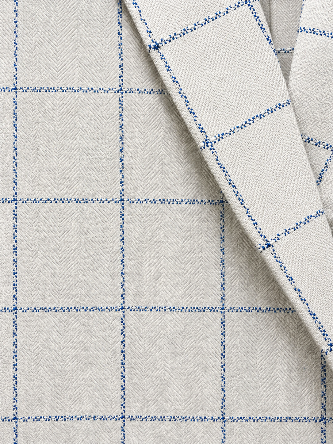 Giacca Lino Check