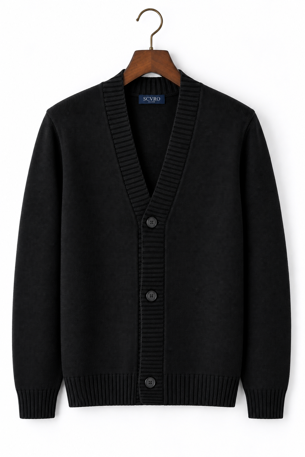 Cardigan sciallato