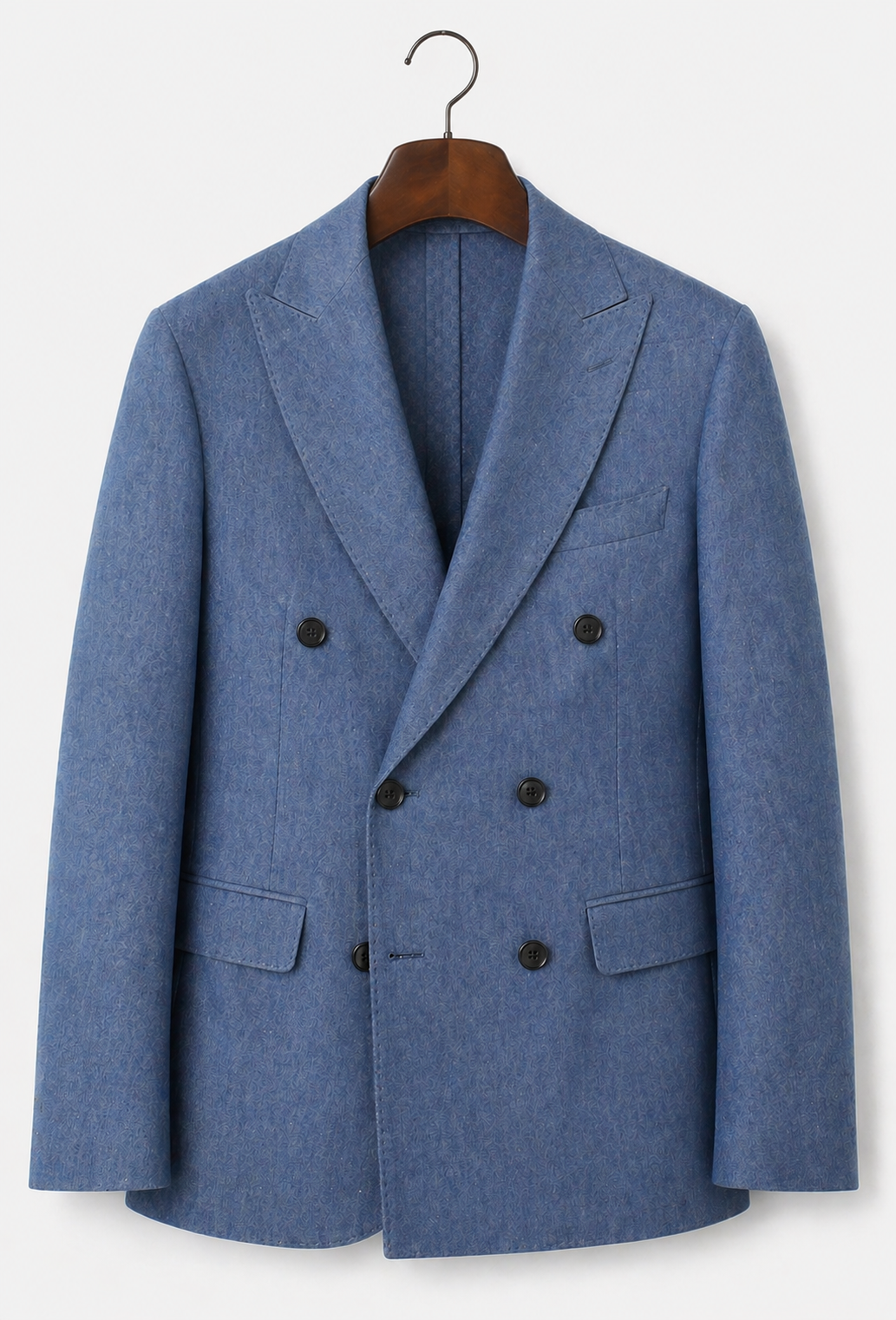 Giacca Doppiopetto Chambray