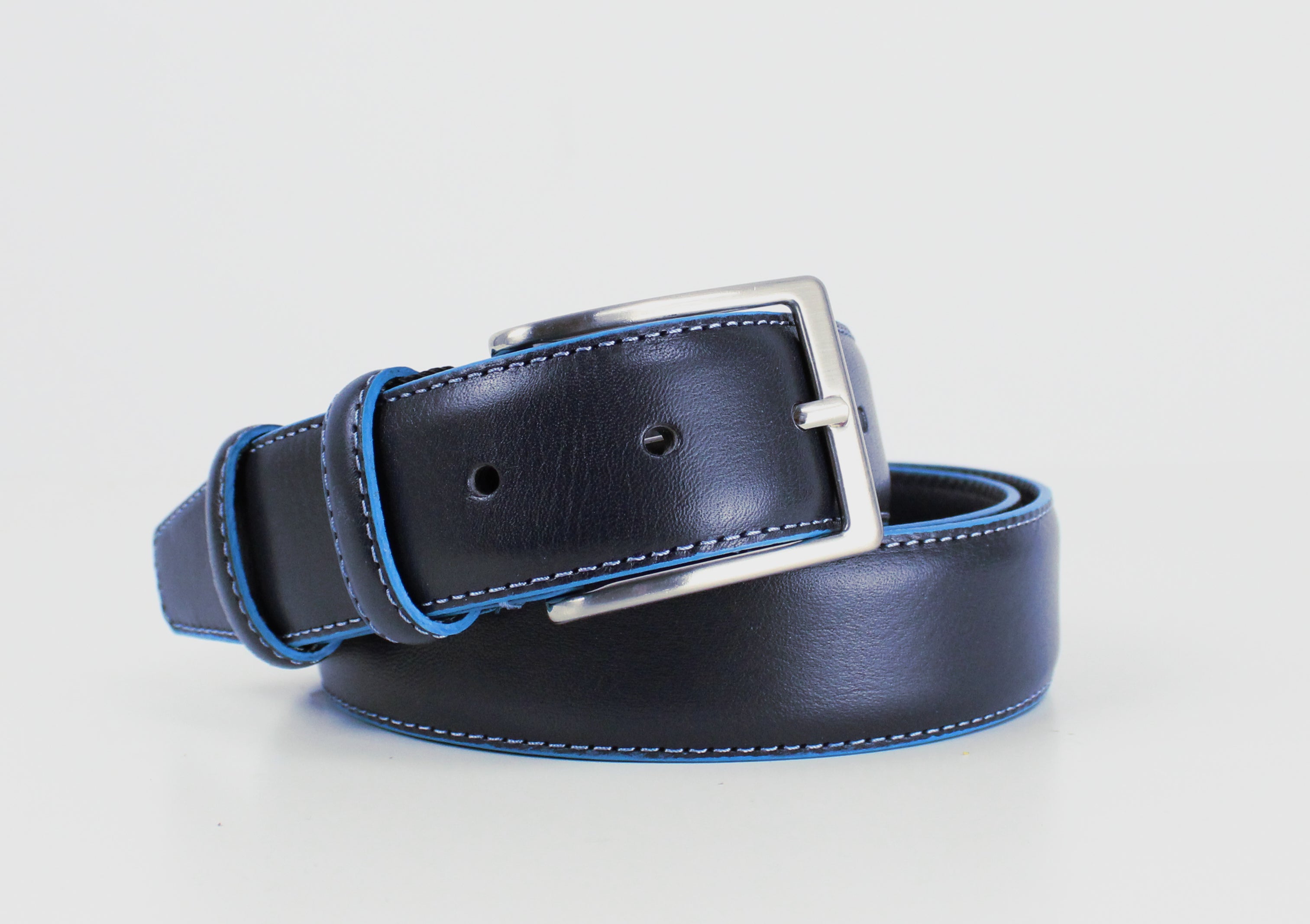 Cintura Pelle Azur