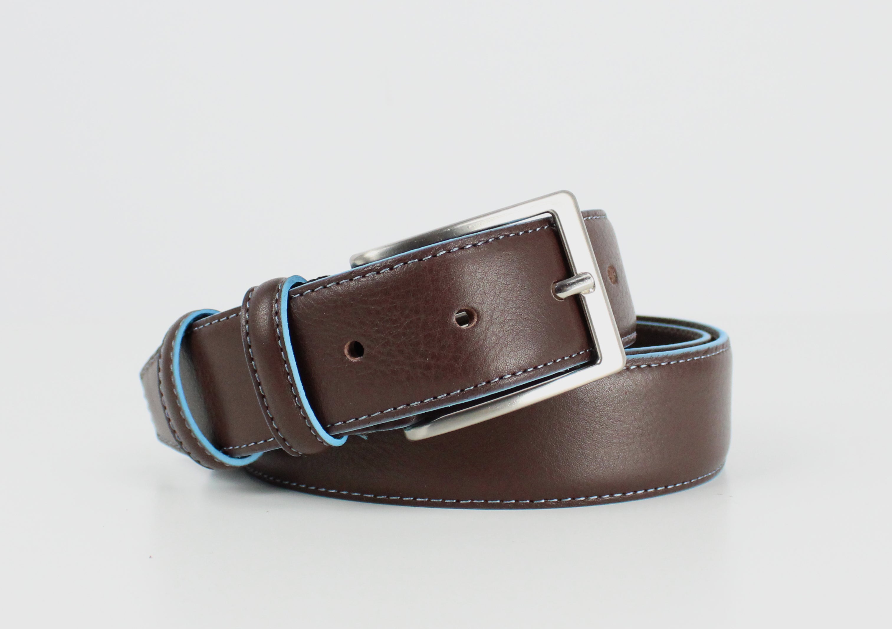 Cintura Pelle Azur