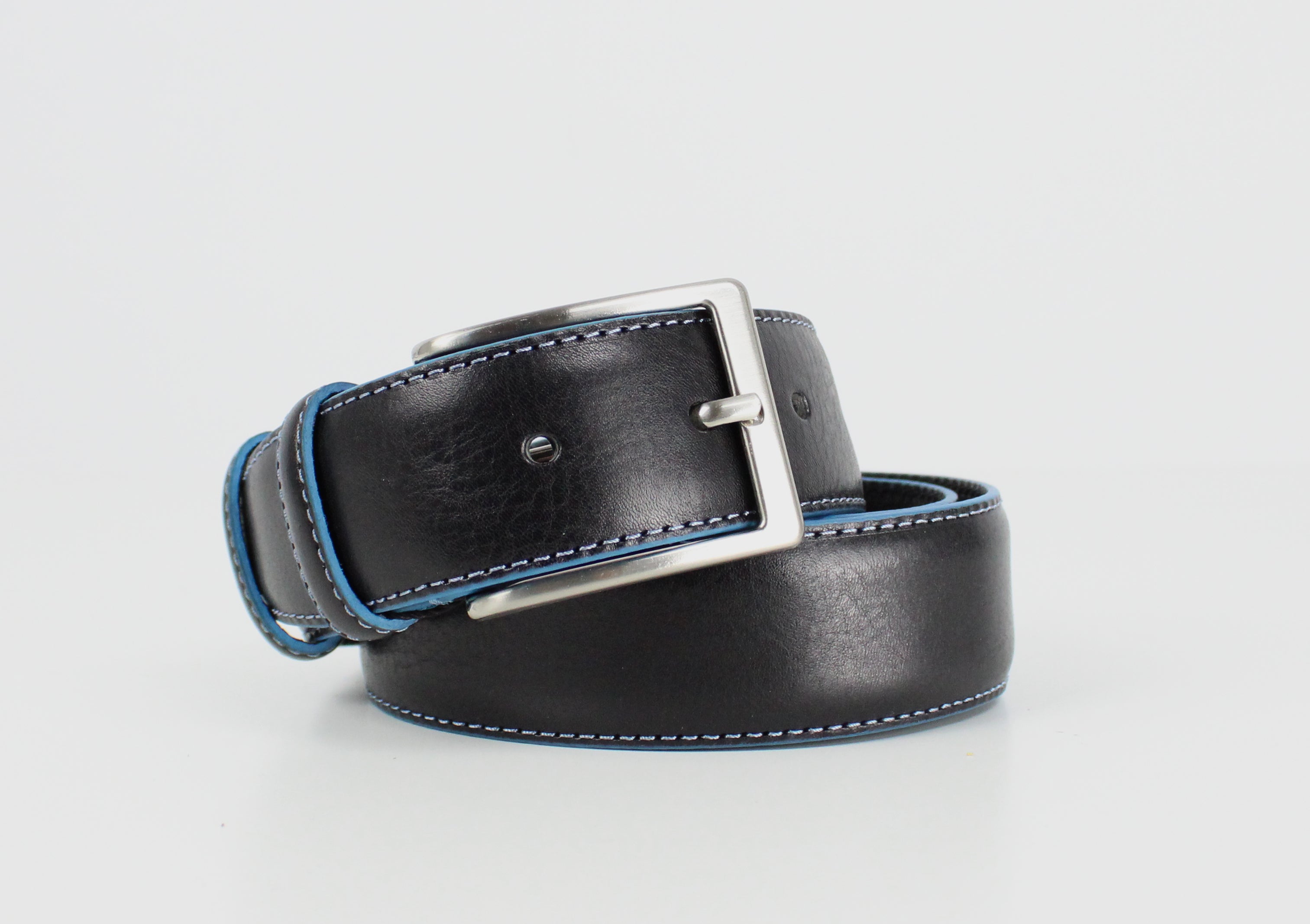 Cintura Pelle Azur