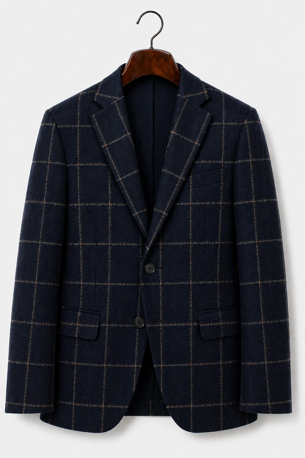 Giacca Quadri Navy
