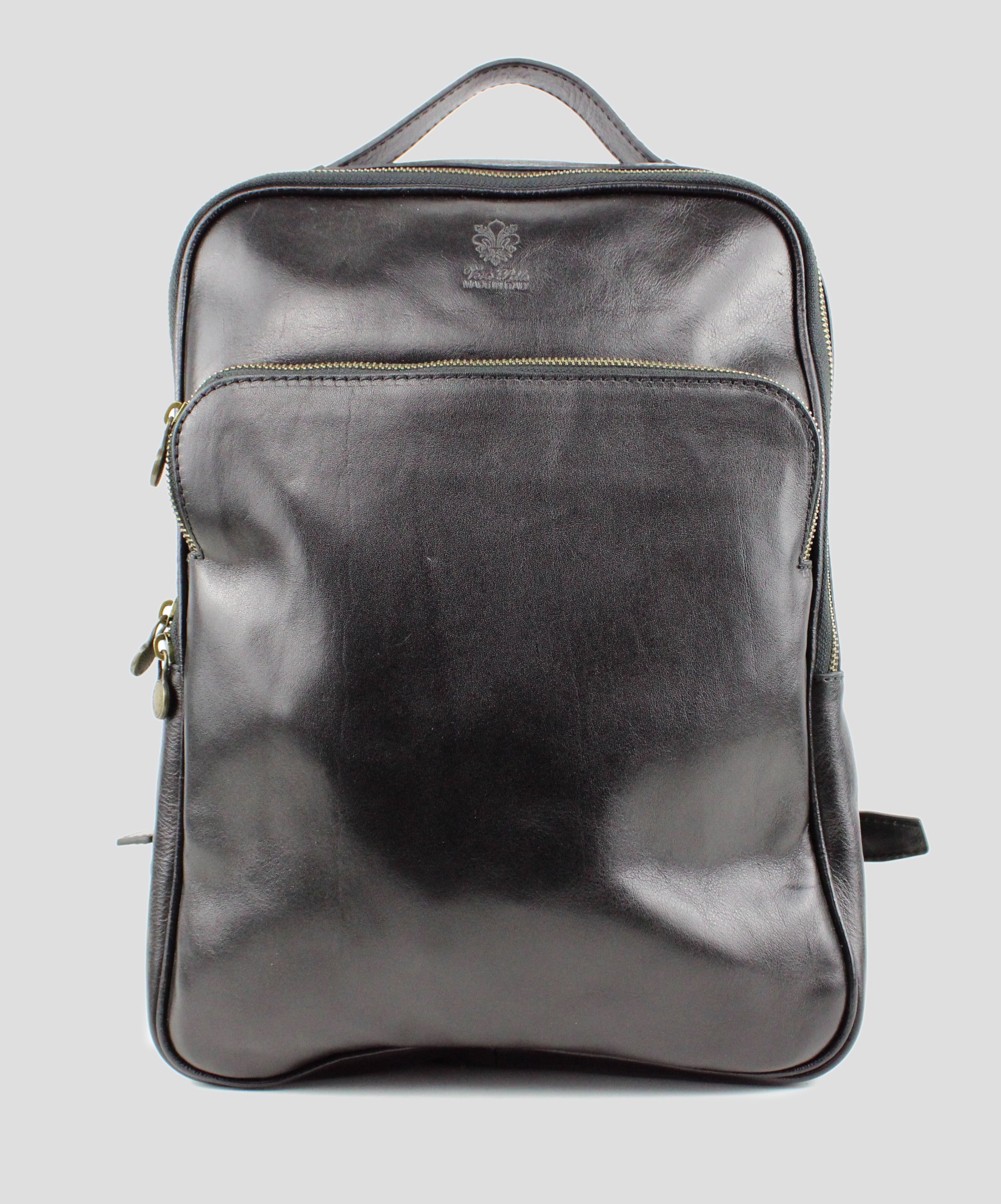 Zaino Vera Pelle Nero