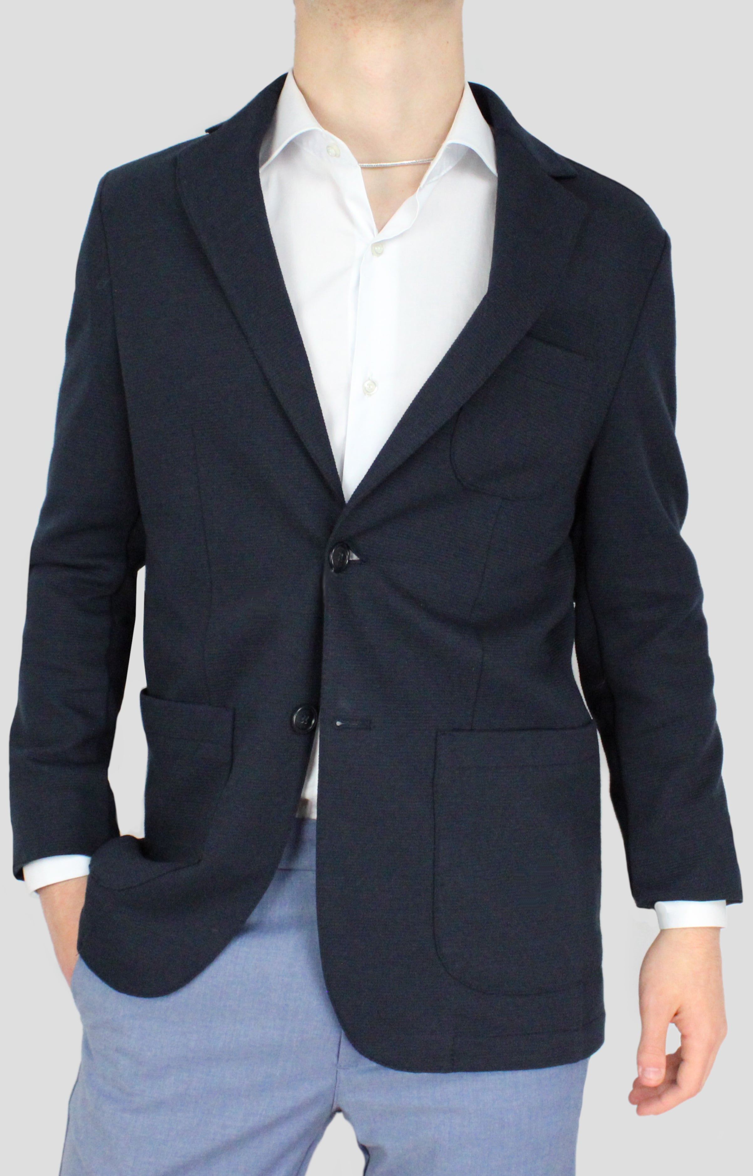 Giacca Cotone Barrè Navy