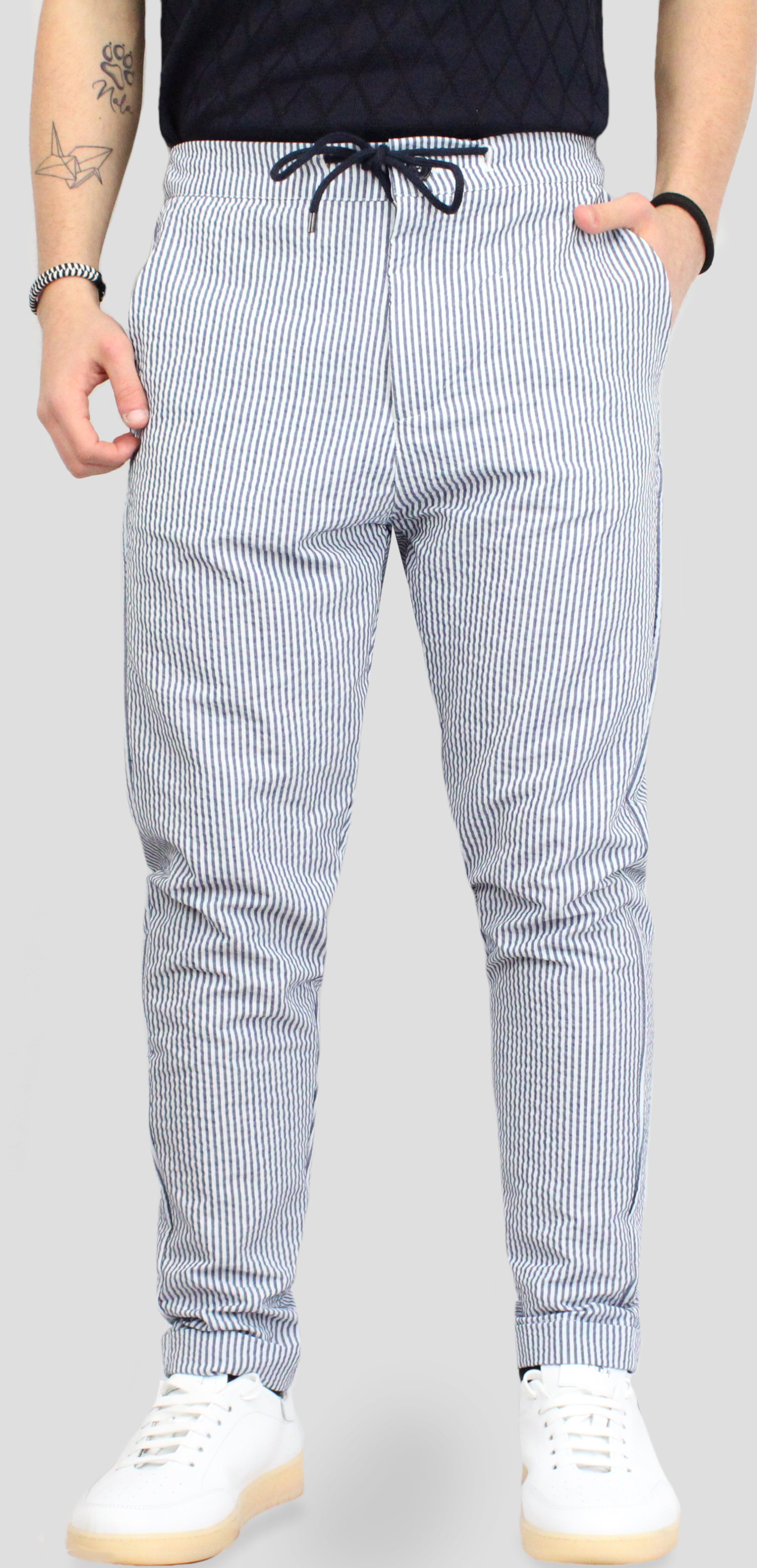 Pantalaccio seersucker