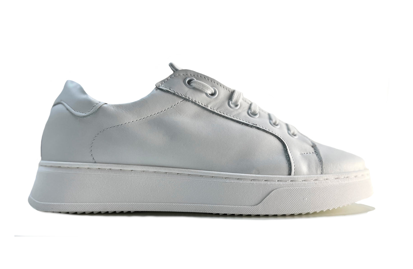 Sneakers Pelle Bianco