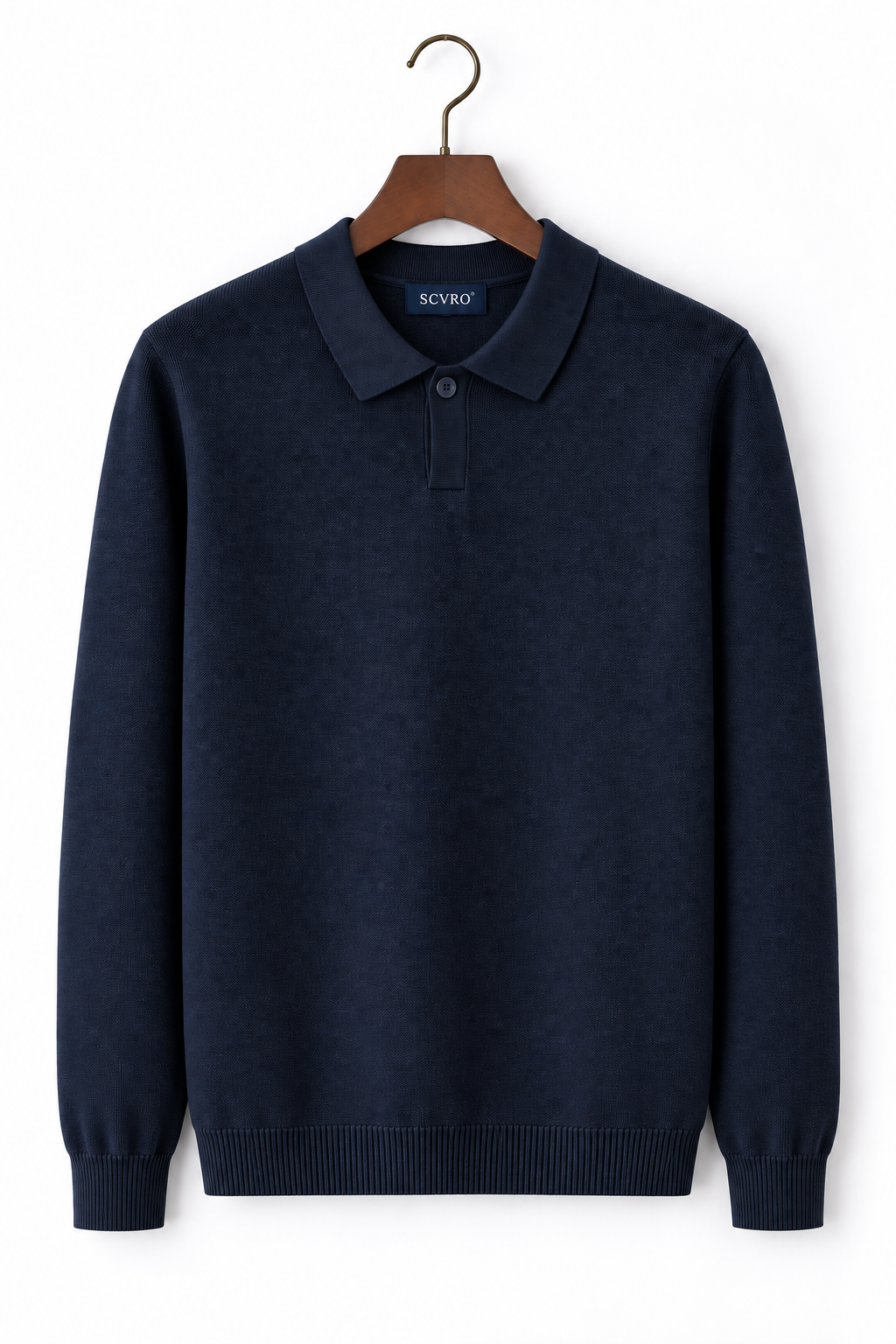 Polo lana rasata