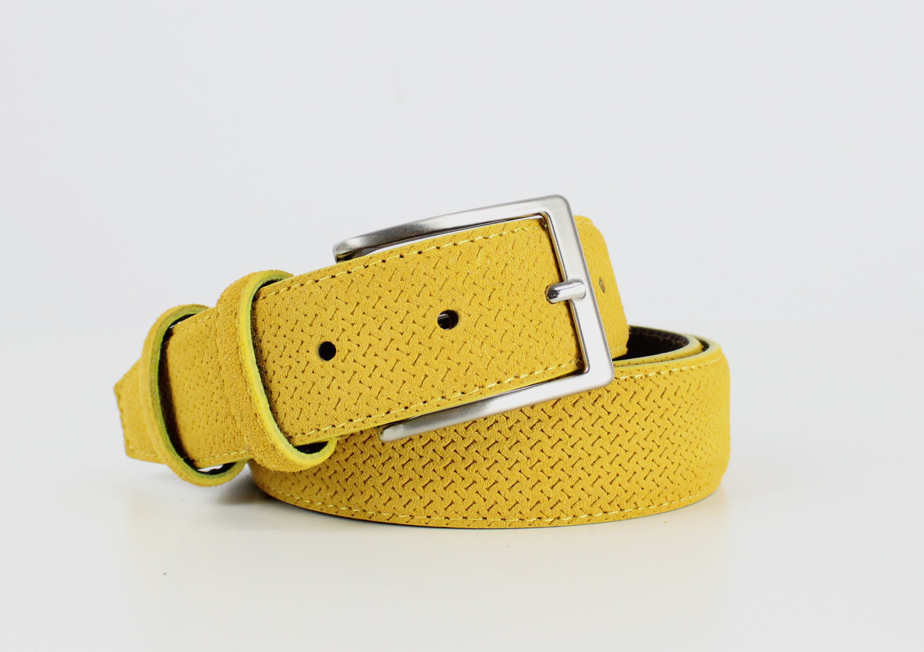 Suede belt
