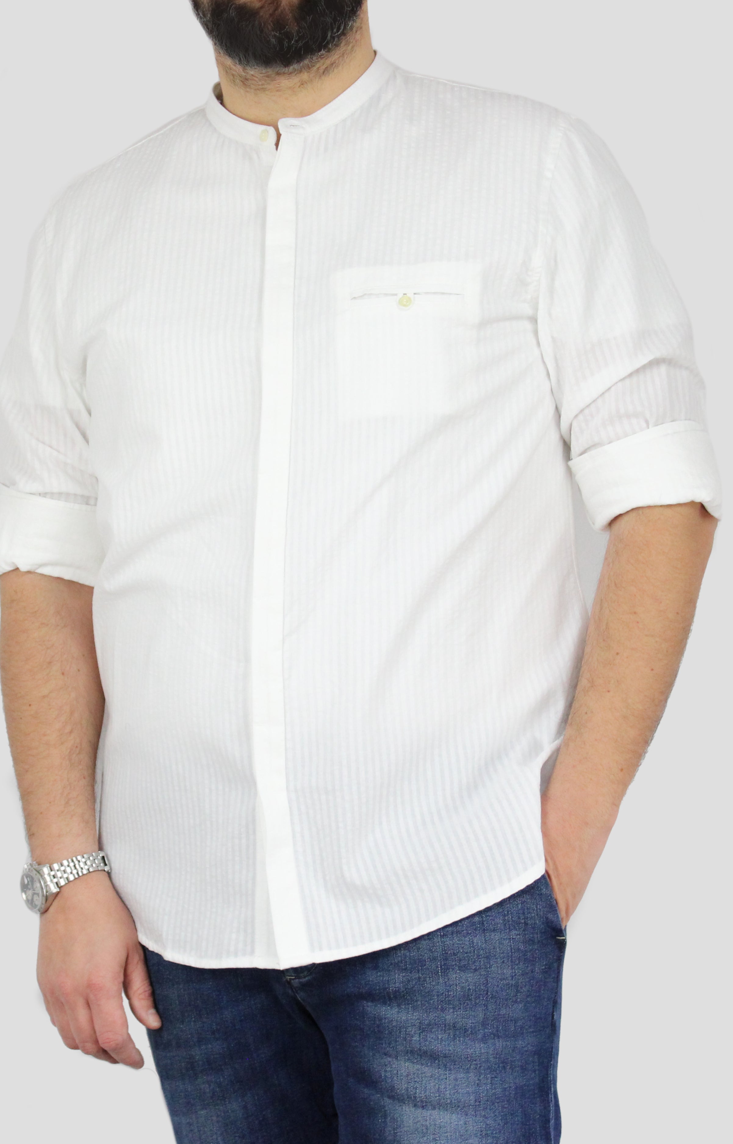Camicia Seersucker Bianco