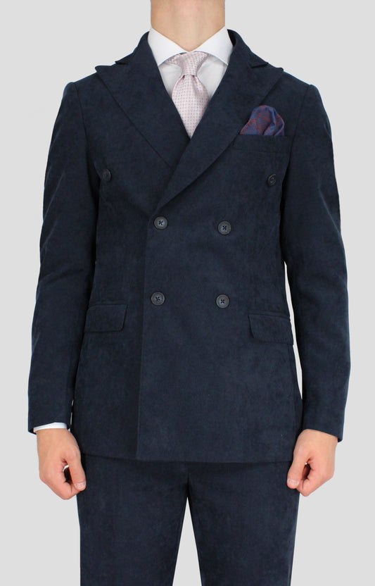 Giacca Velluto Rasè Navy