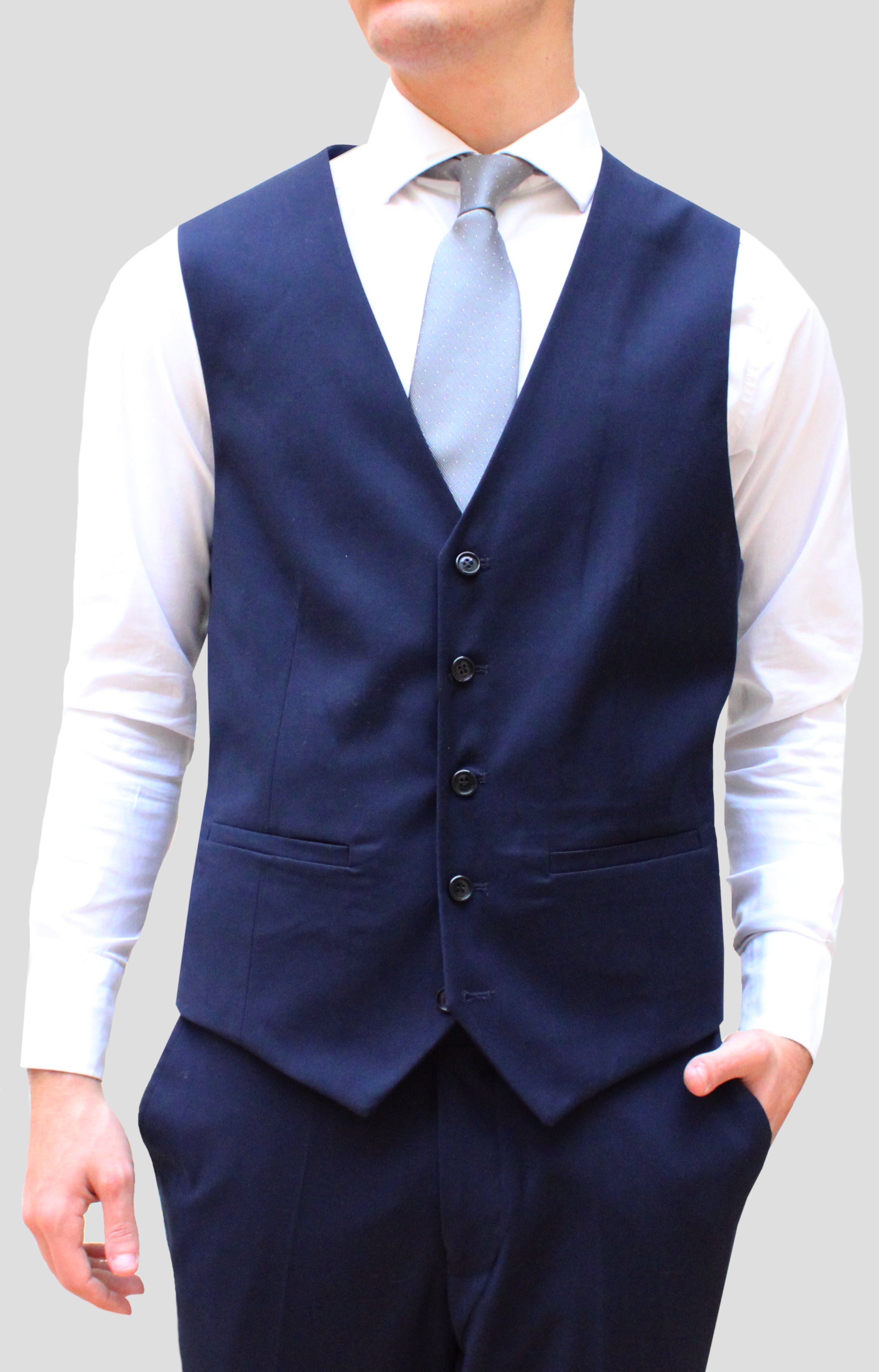 Basic Blue Waistcoat