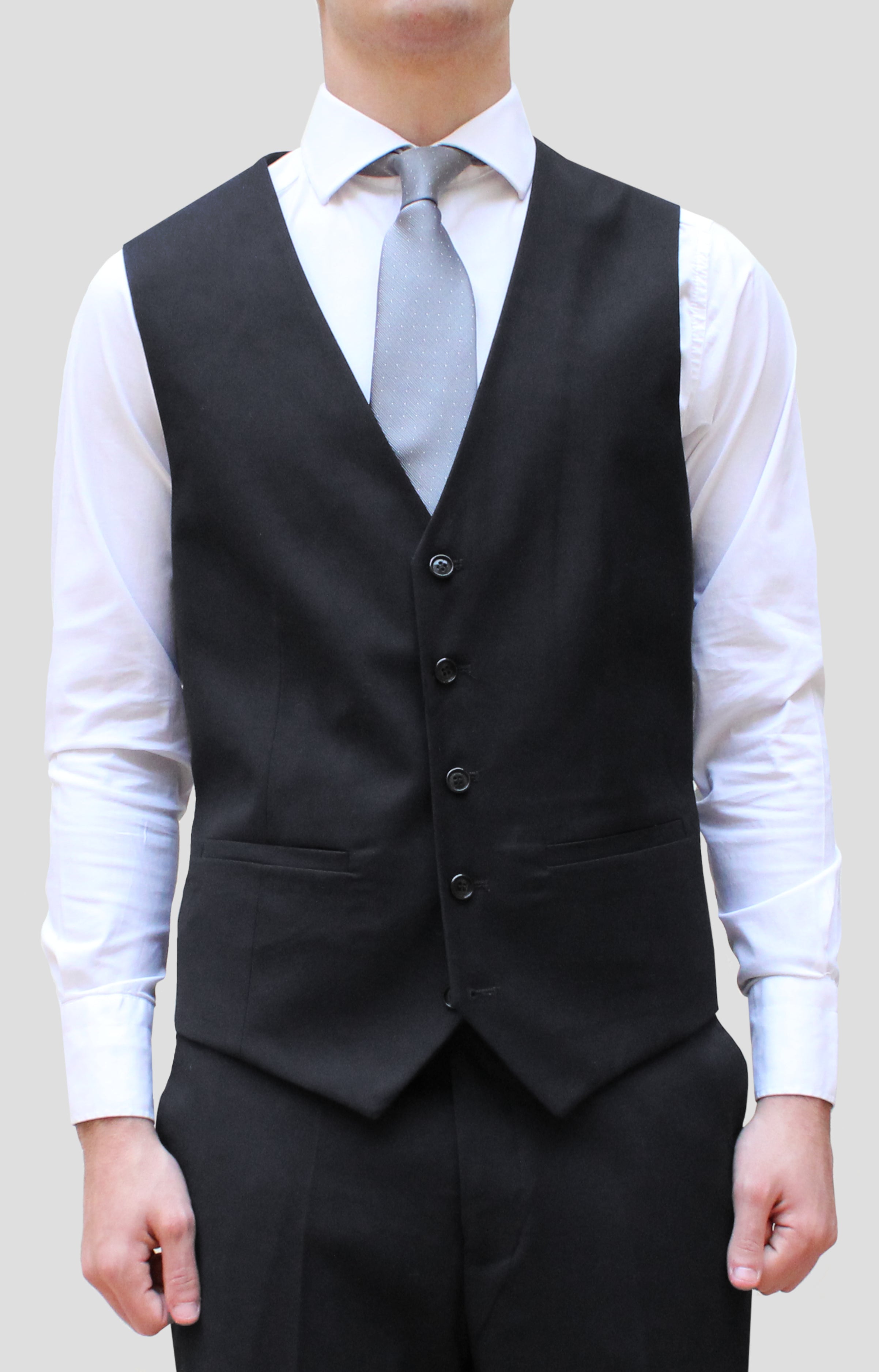 Basic Waistcoat Black