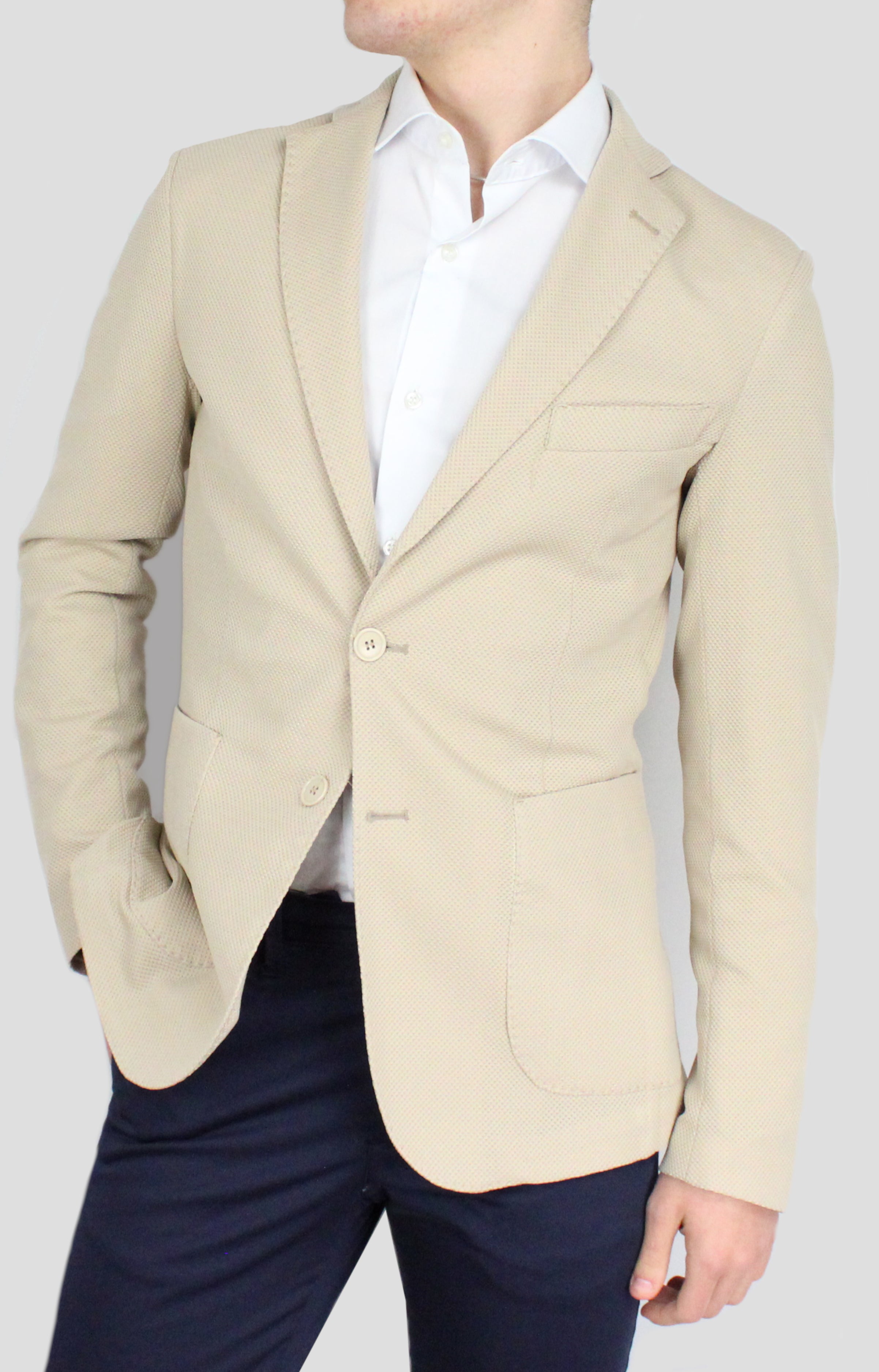 Giacca Jersey Beige