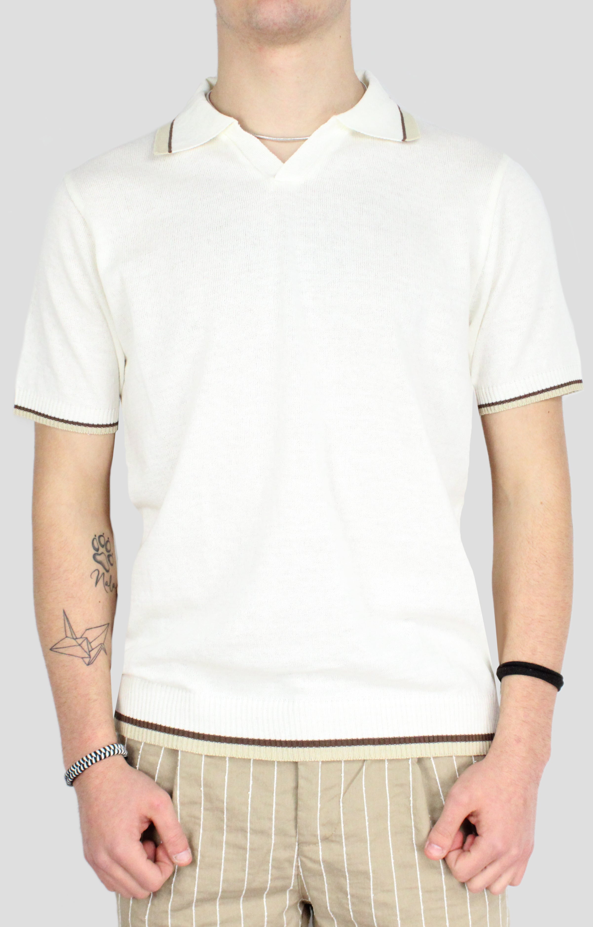 Polo maglia nobutton