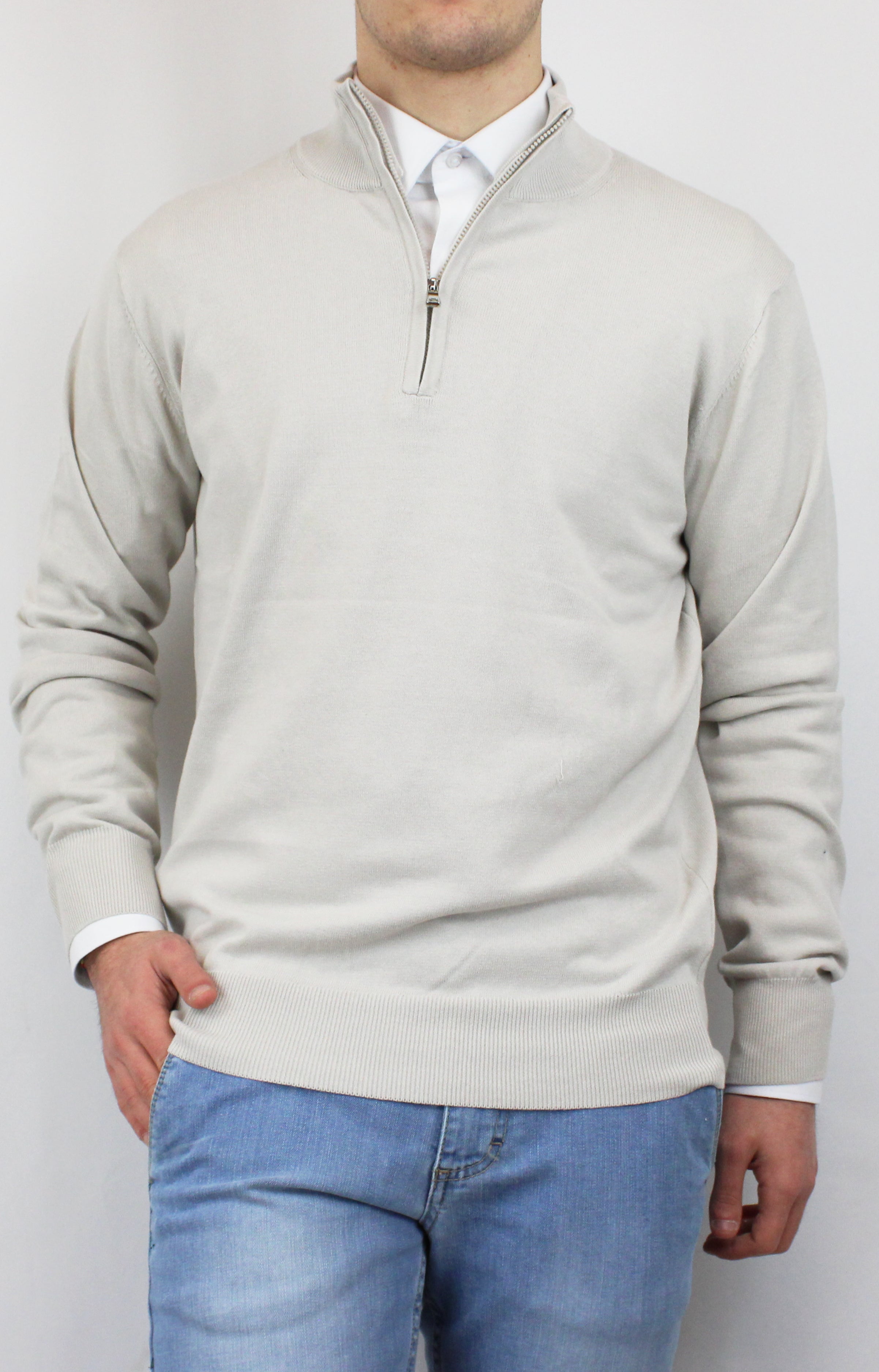 HalfZip Cotone