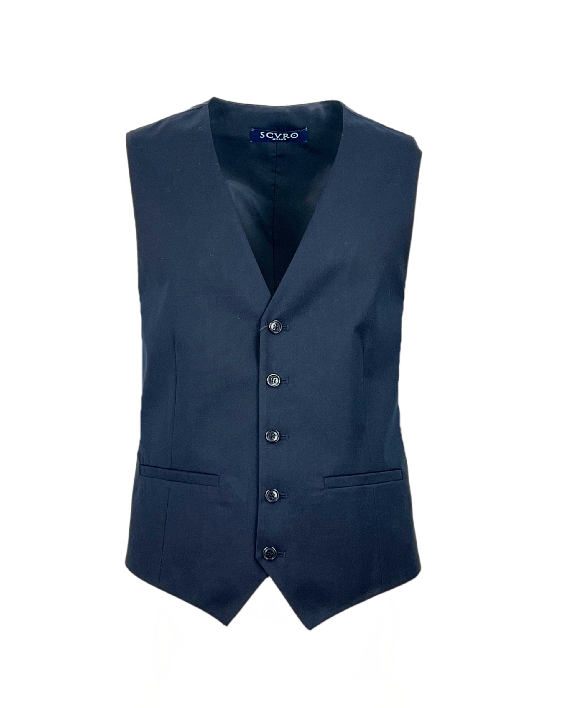 Basic Navy Waistcoat