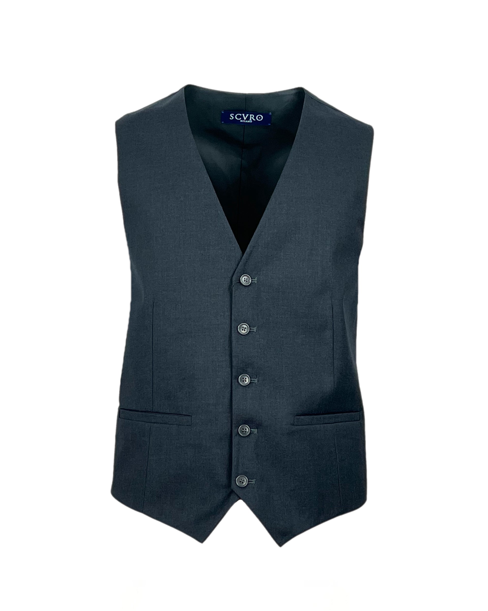 Waistcoat Basic Anthracite